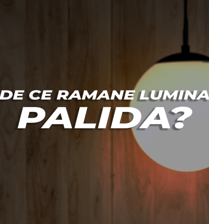 De ce ramane lumina palida?